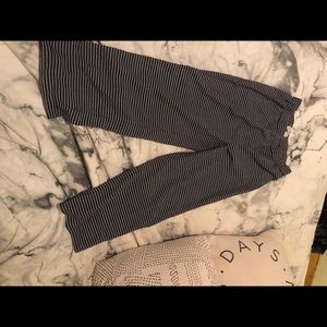 Madewell striped cropped pants